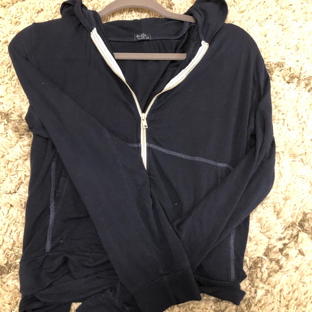 Navy Brandy Melville zip up